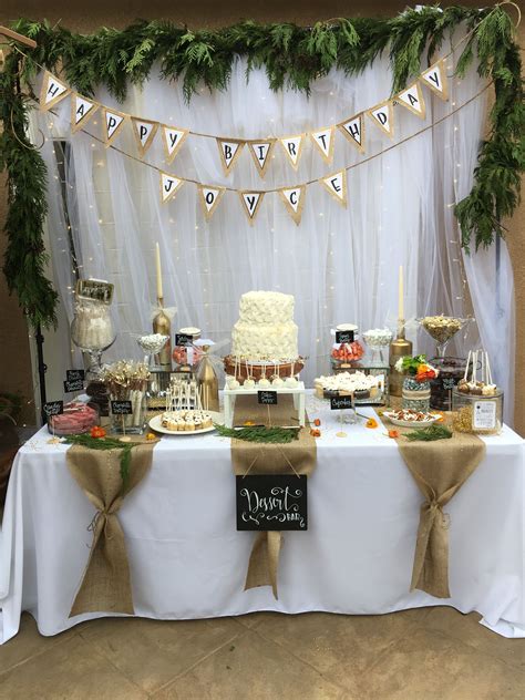 Candy table | Festa de aniversário elegante, Mesas de festa de aniversário, Wedding decor