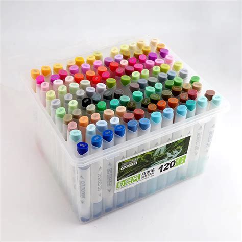 Rainbow Magic Markers Pens Brush Tip Marker Permanent 120 Colors - Buy Brush Tip Marker,Rainbow ...