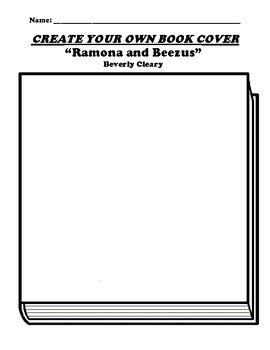 “Ramona and Beezus” BOOK COVER WORKSHEET by BAC Education | TPT