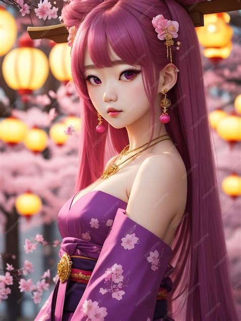 Premium AI Image | Korean Doll Likeness A Delicate and Detailed CG Masterpiece