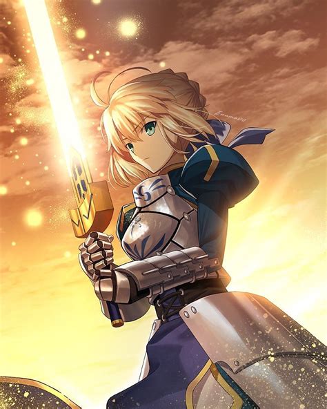 Saber Fate/Stay Night (Artoria Pendragon) | Fate stay night anime, Fate stay night, Anime