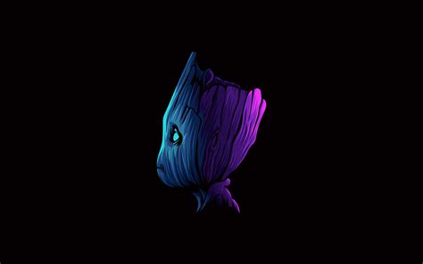 2560x1600 Resolution Baby Groot Minimalist 2560x1600 Resolution Wallpaper - Wallpapers Den