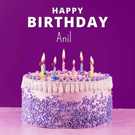 100+ HD Happy Birthday Anil Cake Images And shayari