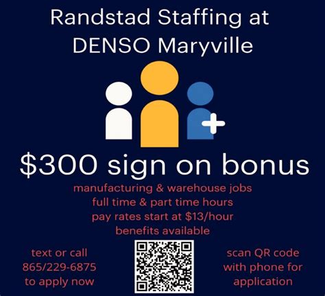 Randstad Staffing At DENSO Maryville, Denso, Maryville, TN