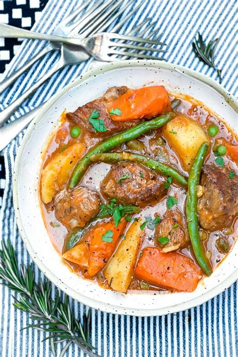 Lamb Stew with Spring Vegetables l Panning The Globe