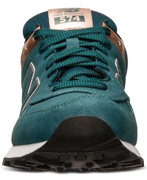 Lyst - New Balance Women's 574 Precious Metals Casual Sneakers From Finish Line in Green