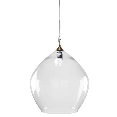 Glazen hanglamp D.39cm MONTANA - Metal Pendant Lamps, Industrial Pendant Lights, Glass Pendant ...