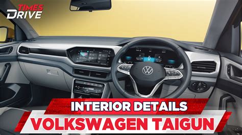 Volkswagen Taigun SUV | Interior details | Times Drive