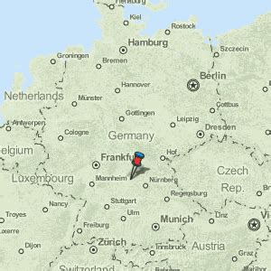 Kitzingen Map Germany Latitude & Longitude: Free Maps