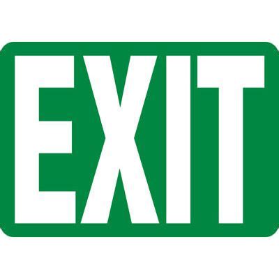 Green Exit Signs, Emergency Exit Sign | Emedco