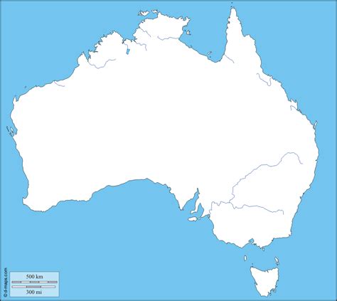 Outline Map Australia - ClipArt Best