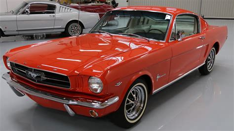 Poppy Red 1965 Ford Mustang