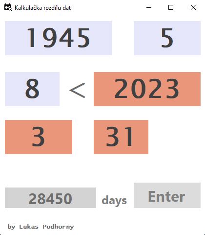 day-length calculator by Lukas Podhorny