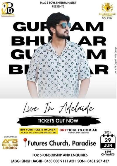 Gurnam Bhullar Concert - LIVE In Adelaide - Indian Link