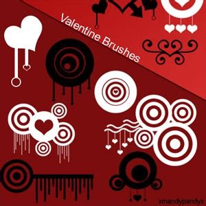 Valentine Brushes Photoshop Brushes - Free Brushes,Textures, PSDs, Actions, Shapes, Styles ...