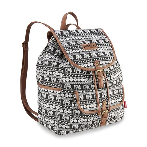 Unionbay Women's Backpack - Tribal Elephants