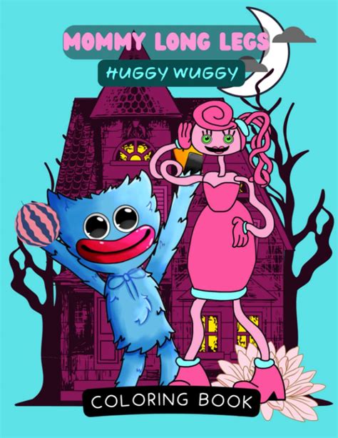 Buy Mommy Long Legs Huggy Wuggy Coloring Book: New Original colouring Poppy Playtime characters ...