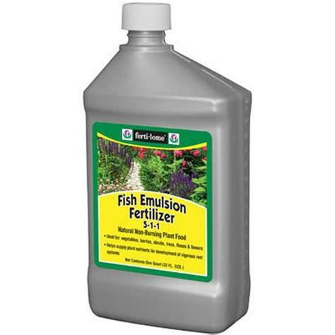 FERTILOME 10612 Fish Emulsion Fertilizer,5-1-1 Formula, 32-oz. - Quantity 1 - Walmart.com ...