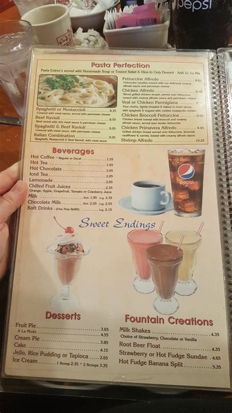 Menu at Neli's Restaurant, South Beloit