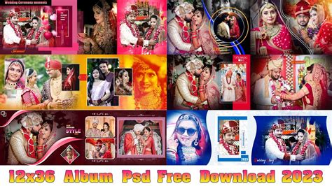 12x36 Wedding Album Design PSD Free Download || Free Album PSD - YouTube