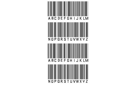 Barcode Font font by anke-art | FontRiver