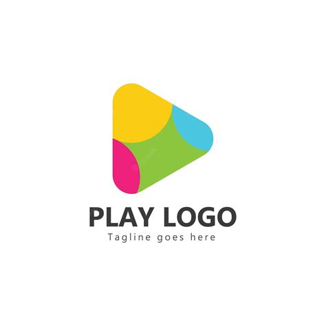 Premium Vector | Play logo vector template design