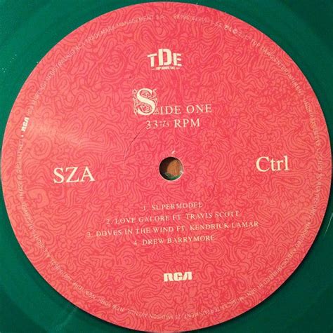 SZA – Ctrl - Green Translucent Vinyl – Vinyl Pursuit Inc