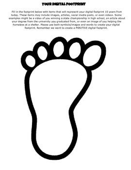 Digital Footprint by Amanda Montana | TPT