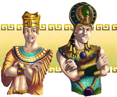 Pharaons Bros~ by Tigranessa on DeviantArt Anime Egyptian, Egyptian ...