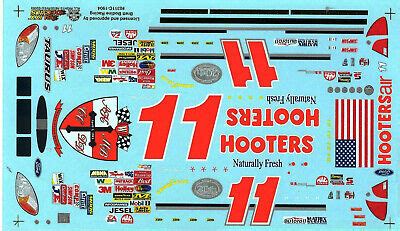 Купить Наклейки "nascar" Slixx Decals NASCAR DECAL #11 HOOTERS 2003 FORD TAURUS BRETT BODINE ...