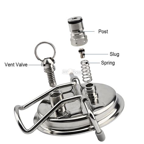 New Replacement Ball Lock Keg Lid Carbonation Home Brew Beer Stainless ...