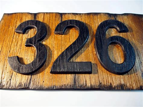 10+ Rustic Home Address Signs – DECOOMO