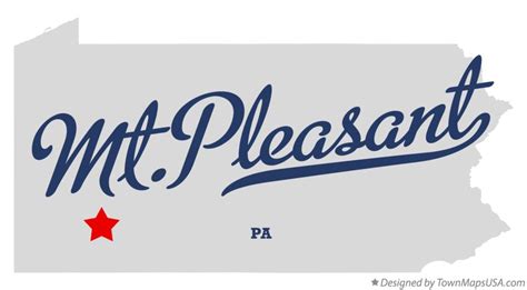 Map of Mt.Pleasant, Westmoreland County, PA, Pennsylvania