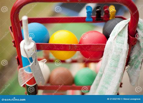 Croquet Equipment stock photo. Image of pastime, markers - 21332192