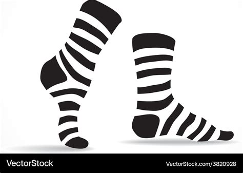 Socks Royalty Free Vector Image - VectorStock