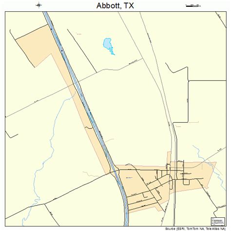 Abbott Texas Street Map 4800100