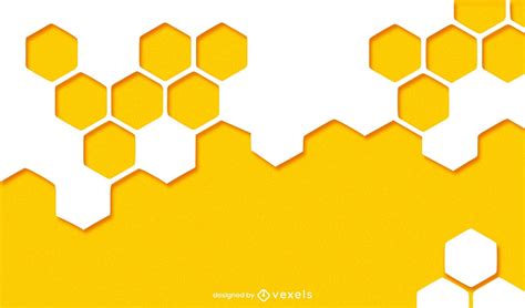 Honeycomb Background Design Vector Download