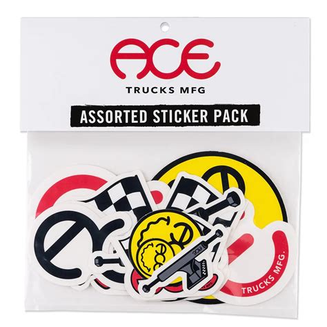 Ace Sticker Pack Assorted 14 Stickers