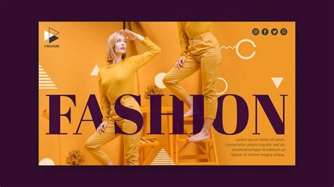 Fashion clothing banner template | Free PSD File