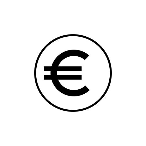 Euro Icon Symbol for Pictogram or Graphic Design Element. Vector Illustration 9793854 Vector Art ...