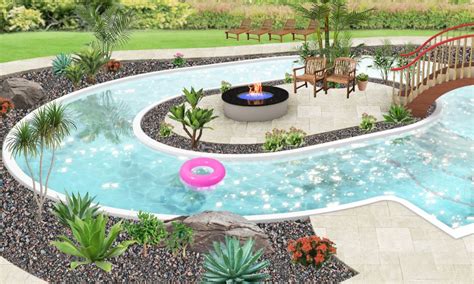 Tips for Landscaping Around Backyard Lazy Rivers