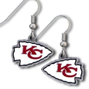 Kansas City Chiefs Dangle Earrings - Detroit Game Gear