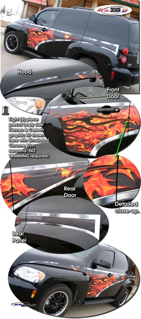 Side Flames Decals for 06-11 HHR