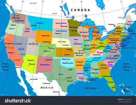 Us Map With Main Cities Us States Map | SexiezPicz Web Porn