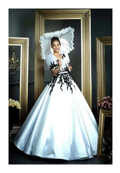 Modern Filipiniana Gown, Filipiniana Wedding Theme, Maria Clara Dress Philippines, Barot Saya ...