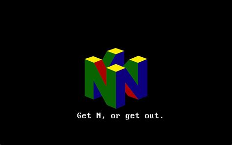 n64 Logo wallpaper | 1440x900 | #27888