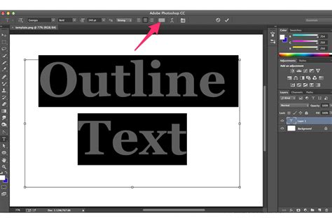 How To Add An Outline To Text Or Stroke Text In Photoshop | My XXX Hot Girl