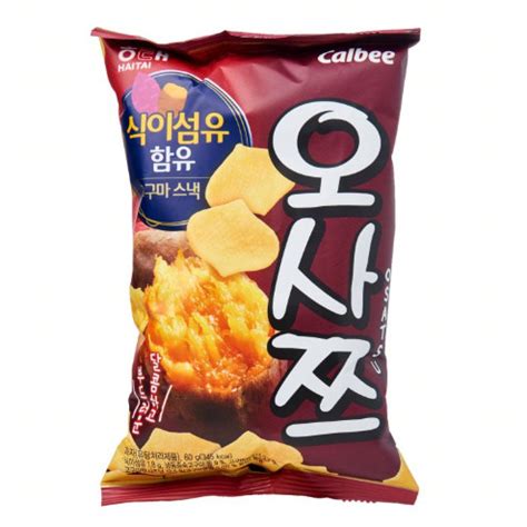 HAITAI Osatsu Korean Sweet Potato Chips/Haitai X Calbee Korean Honey ...