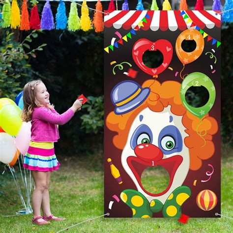 Buy Carnival Toss Games with 3 Bean Bag, Fun Carnival Game for Kids and Adults in Carnival Party ...