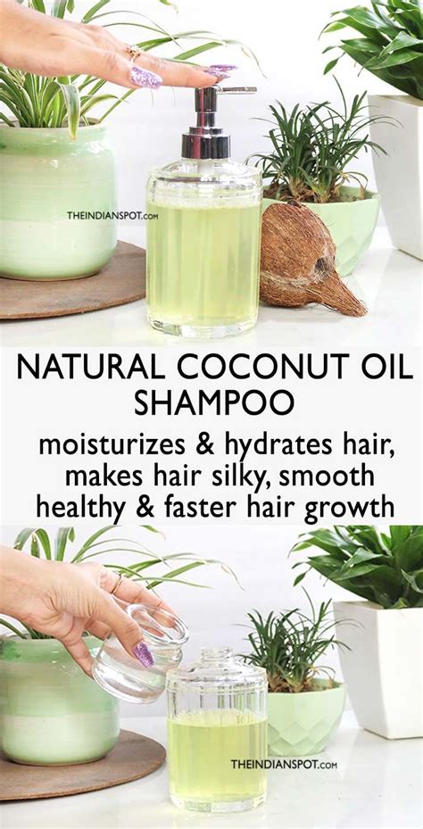 Homemade Natural Coconut Oil Shampoo Recipe for Healthy Hair - THE ...